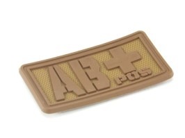 PVC 3D Blood tip velcro patch AB - DE culoare [EmersonGear]