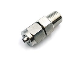 HPA Racord pentru furtun de 6 mm cu închidere prin înșurubare - drept - mascul 1/8 NPT [EPeS]