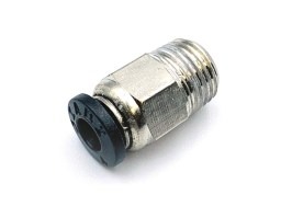 HPA cuplaj pentru furtun de 4 mm - drept - filet masculin 1/8NPT [EPeS]