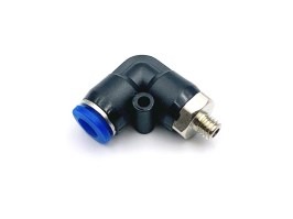 HPA cuplaj pentru furtun 6 mm - 90° - filet M6 masculin [EPeS]