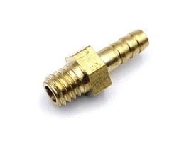 HPA cuplaj pentru furtun de 6 mm cu mandrină de conectare - filet exterior M6 [EPeS]