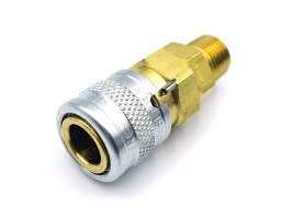 Priză blocabilă HPA QD (Foster) - mascul 1/8 NPT [EPeS]