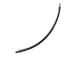 USL SlimLine HPA furtun - QD masculin + 1/8NPT, 25cm cu împletitură - Negru [EPeS]