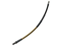 USL SlimLine HPA furtun - QD masculin + 1/8NPT, 25cm cu împletitură - Coyote Brown [EPeS]