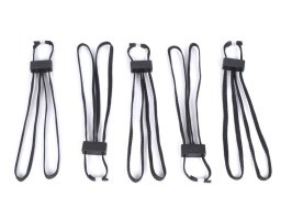 Cătușe textile de unică folosință (5 buc) HT-01 - negru [ESP]