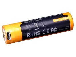 Baterie USB reîncărcabilă 18650 2600 mAh (Li-ion) [Fenix]