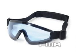 Ochelari de protecție Low Profile negru - albastru [FMA]