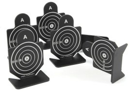 Țintă de antrenament din tablă 4 x 6 cm, tip B, pachet de 6 bucăți [FMA]
