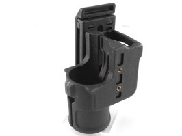 V85 polimer centură viteză lanternă holster - negru [FMA]