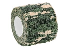 Bandă de bandaj elastic 4,5 m x 5 cm - Marpat (Digital Woodland) [Fosco]