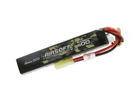 Baterie Li-Po 11,1V 1100mAh 25C 103x19x17mm - Mini Tamiya [Gens ace]