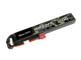 Baterie Li-Po 11,1V 1200mAh 25C 126x19x16mm - DeanT [Gens ace]