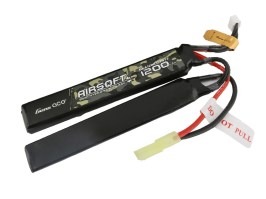 Baterie Li-Po 11,1V 1200mAh 25C 126x19x16mm (două părți) - Mini Tamiya [Gens ace]