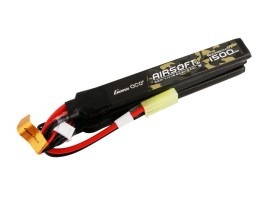 Baterie Li-Po 11,1V 1500mAh 25C 115x16x23mm (trei părți) - Mini Tamiya [Gens ace]