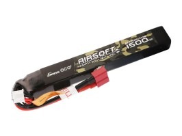 Baterie Li-Po 7,4V 1500mAh 25C 115x15x16mm - DeanT [Gens ace]