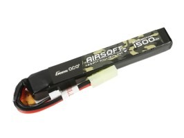 Baterie Li-Po 7,4V 1500mAh 25C 115x15x16mm - Mini Tamiya [Gens ace]