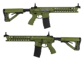 Pușcă Airsoft GC16 Predator, Metal complet, Declanșator electronic - Hunter Green [G&G]