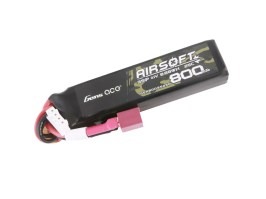 Baterie Li-Po 11,1V 800mAh 25C 79x20x17mm - DeanT [Gens ace]