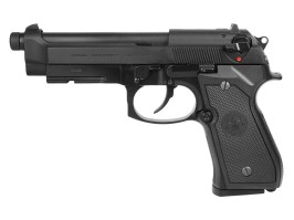 Pistol Airsoft GPM92 GP2, integral din metal, cu recul pe gaz (GBB) – Negru [G&G]