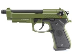 Pistol airsoft GPM92, complet metalic, cu gaz (GBB) -hunter green [G&G]