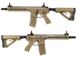 Pușcă airsoft CM16 SRL, Sportline, desert TAN, declanșator electronic [G&G]