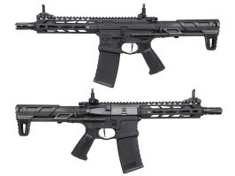 Pușcă airsoft CM16 SRS M-LOK, negru, declanșator electronic [G&G]