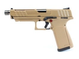 Pistol airsoft GTP9, cu gaz (GBB) - desert [G&G]