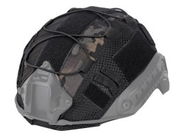 Cască de protecție FAST cu cordon elastic - Multicam Black [Imperator Tactical]