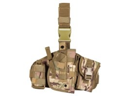 Panoul molle pentru picioare cu pungi și toc de pistol - Multicam
 [Imperator Tactical]