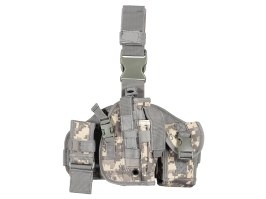 Panoul molle pentru picior cu pungi și toc de pistol - ACU
 [Imperator Tactical]