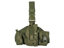 Panoul molle pentru picior cu pungi și toc de pistol - Olive

 [Imperator Tactical]