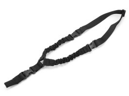 Un singur punct bungee pușcă sling deluxe - Negru [Imperator Tactical]