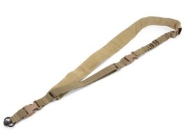 Un singur punct tactic bungee sling pușcă cu montare QD - TAN [Imperator Tactical]