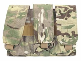 Husă de depozitare triplă pentru încărcătoare M4/16 - Multicam [Imperator Tactical]