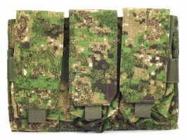 Husă de depozitare triplă pentru încărcătoare M4/16 - Pencott Greenzone [Imperator Tactical]