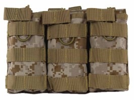 Husă de depozitare triplă pentru încărcătoare M4/16 - AOR1 [Imperator Tactical]