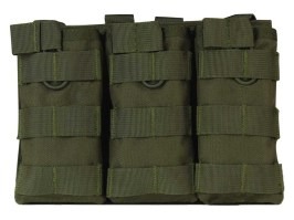 Husă triplă de depozitare pentru încărcătoare M4/16 - olive [Imperator Tactical]