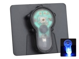 Velcro tactic albastru semnal luminos - negru
 [Imperator Tactical]