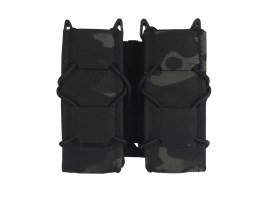 TIGER V2 Husă dublă pentru încărcătoare de pistol 9mm - Multicam Black [Imperator Tactical]