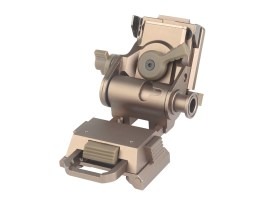Suport cască L4G24 pentru NVG PVS15/18, versiune aluminiu - TAN [Imperator Tactical]