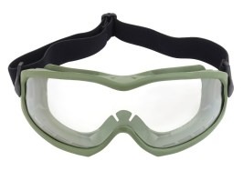 Ochelari de protecție în formă de furnică Olive - transparent [Imperator Tactical]