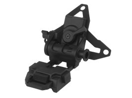 L4G69 suport cască pentru NVG PVS15/18, versiune plastic - Negru [Imperator Tactical]