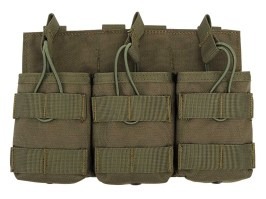 Husă triplă pentru încărcătoare AK - Olive Drab [Imperator Tactical]