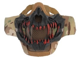 Mască tactică Glory cu colți 3D (upgrade) - Multicam
 [Imperator Tactical]