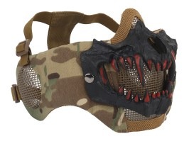 Mască tactică Glory cu colți 3D (protecție pentru urechi) - Multicam
 [Imperator Tactical]