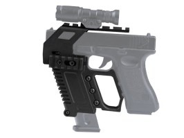 KIT tactic cu RIS pentru încărcător de rezervă pentru Glock 17/18/19 - Negru [Imperator Tactical]