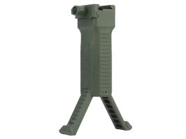 Mâner telescopic - bipod pentru șine RIS - OD [Imperator Tactical]