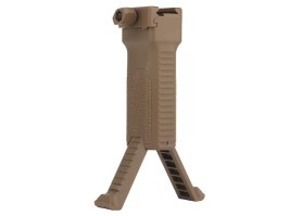 Prindere telescopică - bipod pentru șine RIS - TAN [Imperator Tactical]