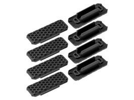 M-LOK nylon rail acoperă tipul 2 (8 buc) - Negru [JJ Airsoft]