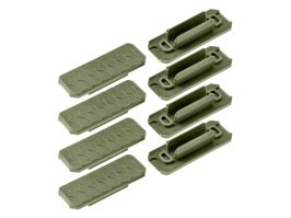 M-LOK nylon șină acoperă tip 3 (8 buc) - OD [JJ Airsoft]